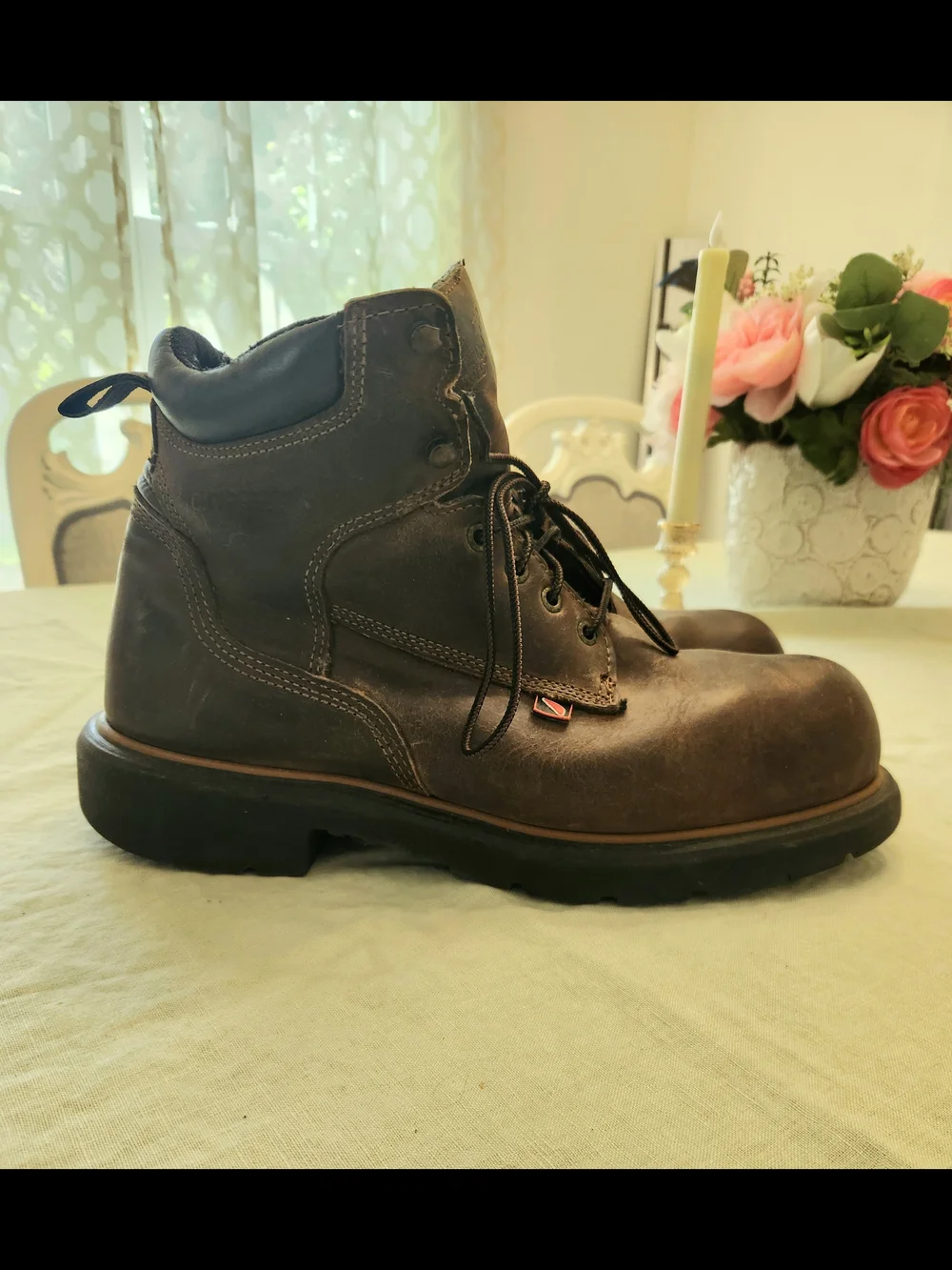 Red Wing Leather boots 11 ee soft toe Dynaforce USA work EH